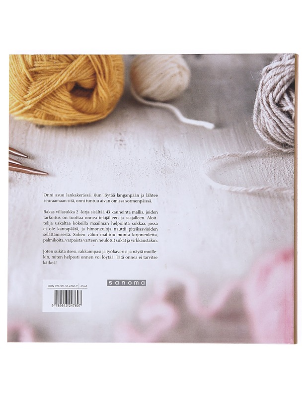 Rakas villasukka 2: 43 kauneinta ohjetta - Virta, Viola - Tietokirjat ja oppaat - 10105524310 - 1