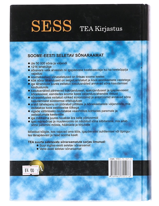 Soome-eesti seletav sõnaraamat = Nykysuomen keskeinen sanasto virolaisille - Mägi, Ruth - Tietokirjat ja oppaat - 10105524317 - 1