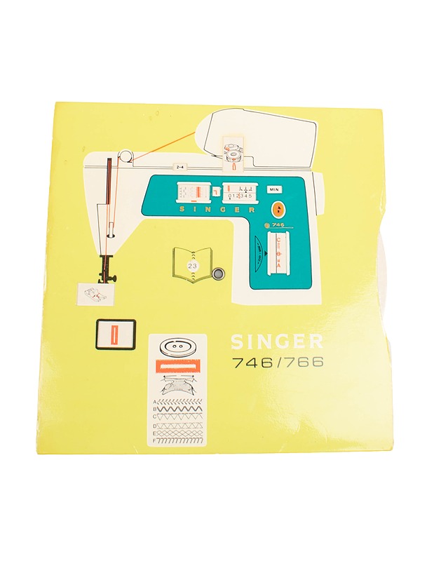 SINGER 746/766 kuvallinen ohje - vintage - Ompelu - 10105524314 - 1
