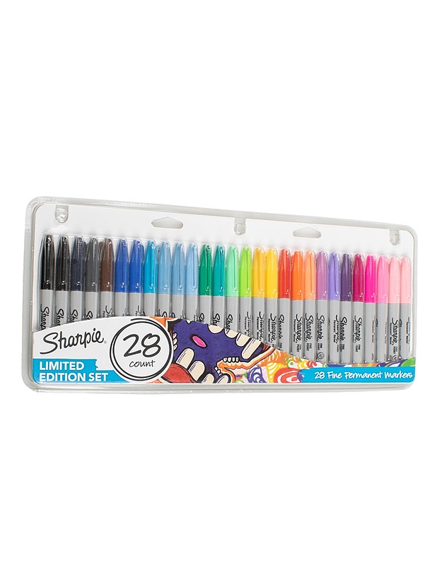 SHARPIE Fine Permanent Marker tussit, 28 kpl - Askartelu - 10105524323 - 0