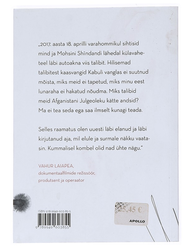 Afganistani vang - Laiapea, Vahur - Elämäkerrat ja muistelmat - 10105524337 - 1