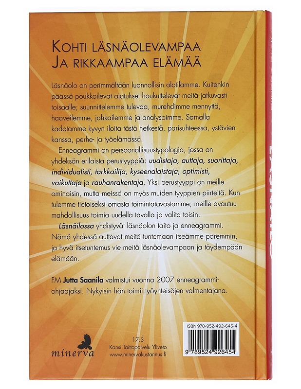 Läsnäilo : itsetuntemus ja enneagrammi - Jutta Saanila - Tietokirjat ja oppaat - 10105524341 - 1