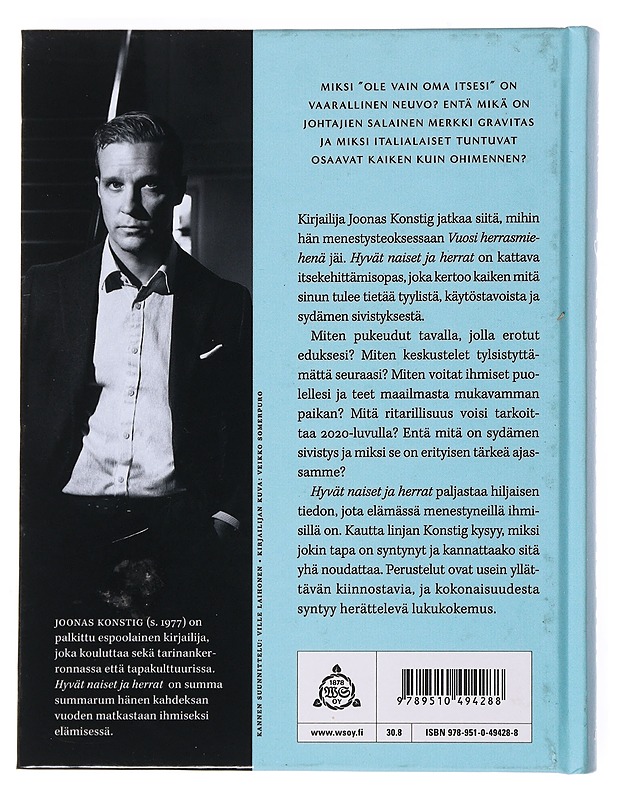 Hyvät naiset & herrat : Tyyli, käytös ja sydämen sivistys - Joonas Konstig - Kirja lahjaksi - 10105524342 - 1