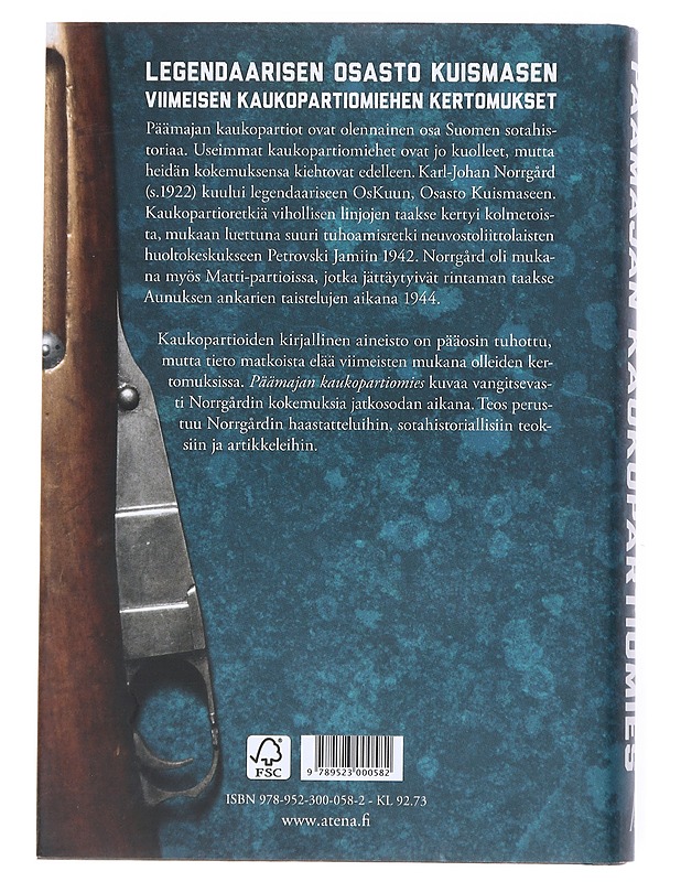 Päämajan kaukopartiomies - Patrik Berghäll - Elämäkerrat ja muistelmat - 10105524387 - 1