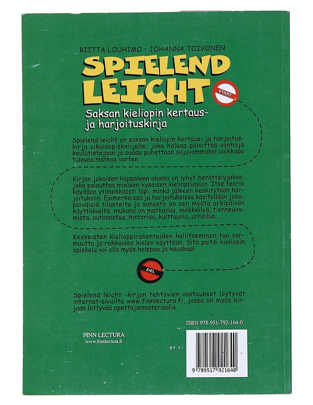 Spielend leicht : saksan kieliopin kertaus- ja harjoituskirja - Louhimo, Riitta - Tietokirjat ja oppaat - 10105524407 - 1