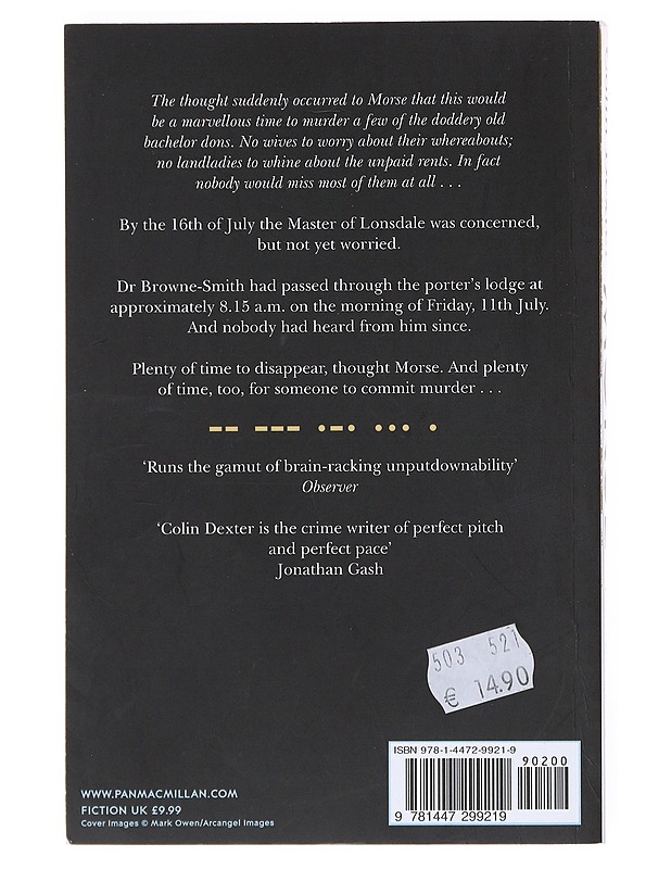 The riddle of the third mile - Colin Dexter - Romaanit ja novellit - 10105524459 - 1