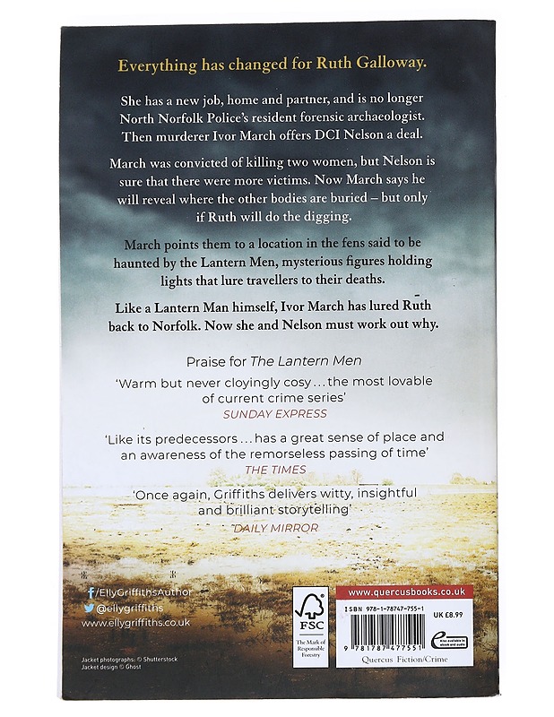 The lantern men : a Dr Ruth Galloway mystery - Elly Griffiths - Romaanit ja novellit - 10105524506 - 1