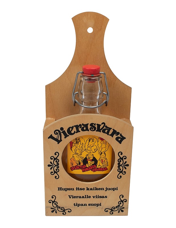 Vierasvara koristepullo puutelineessä - Muut astiat - 10105524564 - 0