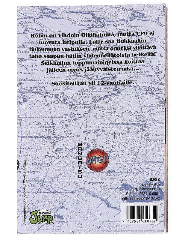 Takaisin - Oda, Eiichiro - Sarjakuvat - 10105524572 - 1