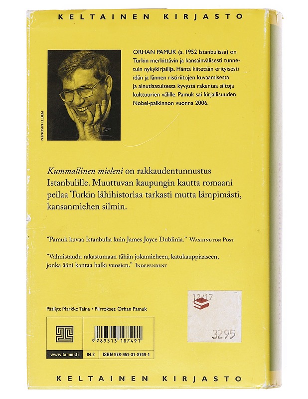 Kummallinen mieleni - Pamuk, Orhan - Romaanit ja novellit - 10105524577 - 1