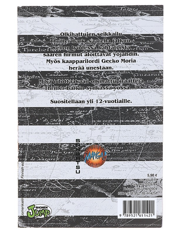 Pilvistä, paikoitellen luita - Oda, Eiichiro - Sarjakuvat - 10105524609 - 1