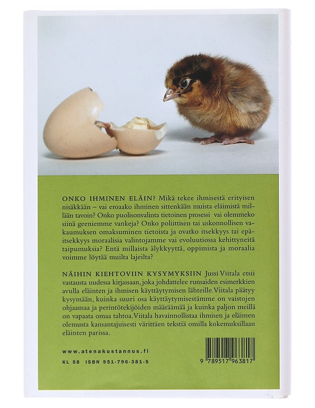 Vapaasta tahdosta? Käyttäytymisen evolutiivinen perusta - Viitala, Jussi - Tietokirjat ja oppaat - 10105524621 - 1