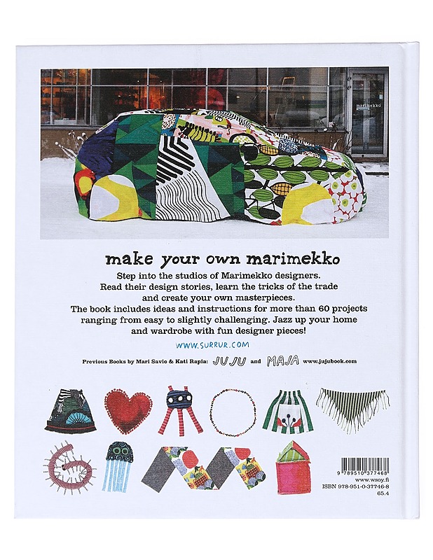 Surrur : make your own marimekko - Savio, Mari - Tietokirjat ja oppaat - 10105524648 - 1