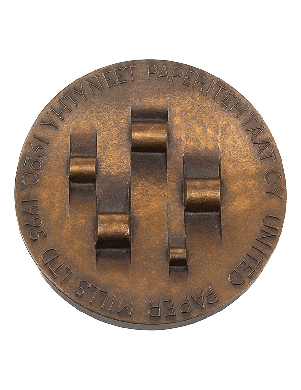 TILLANDER Yhdistyneet paperitehtaat Oy 75v muistomitali - Muut astiat - 10105524712 - 1