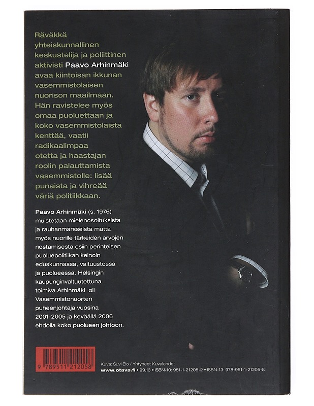 Punavihreä sukupolvi - Paavo Arhinmäki - Historiakirjat - 10105524728 - 1