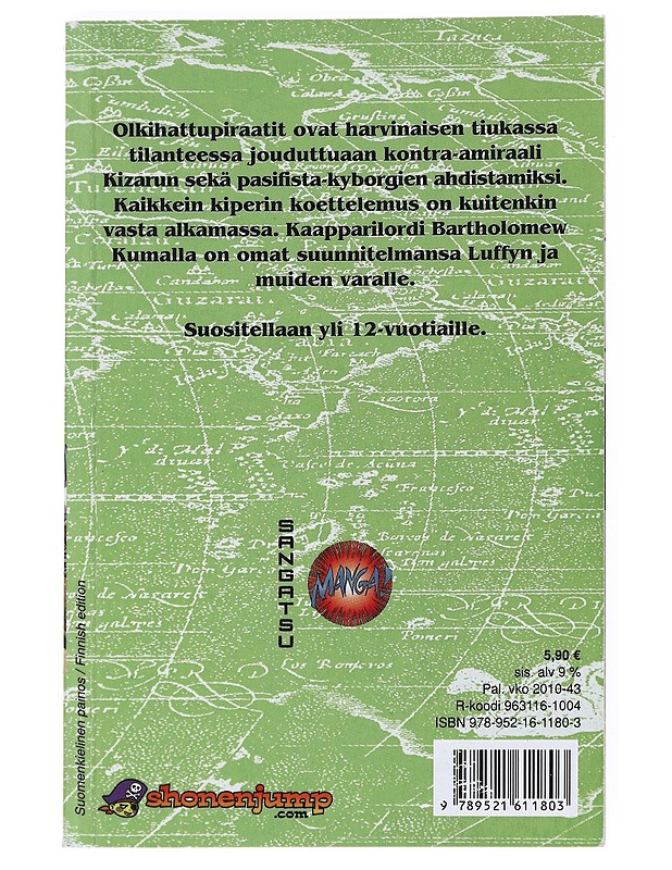 Kuninkaan ainesta - Oda, Eiichiro - Sarjakuvat - 10105524791 - 1