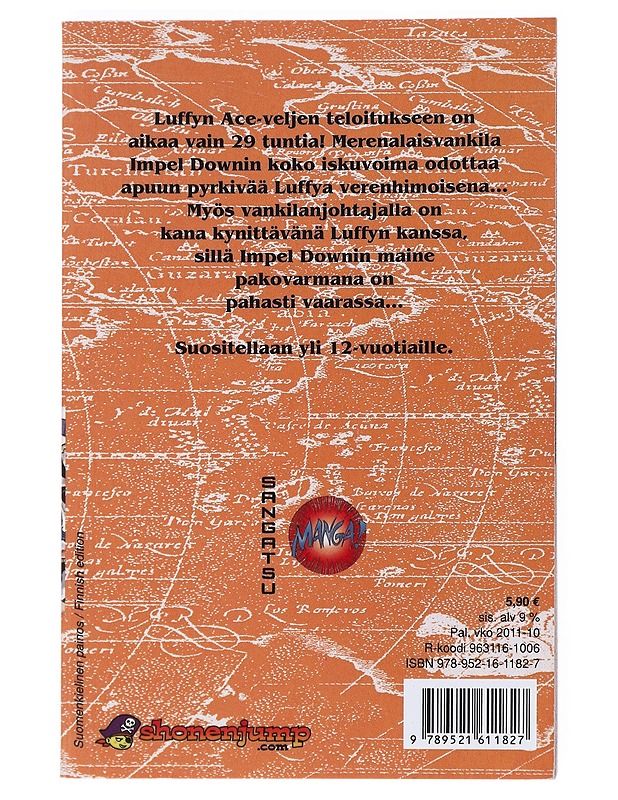 Pelastava homppeli - Oda, Eiichiro - Sarjakuvat - 10105524810 - 1