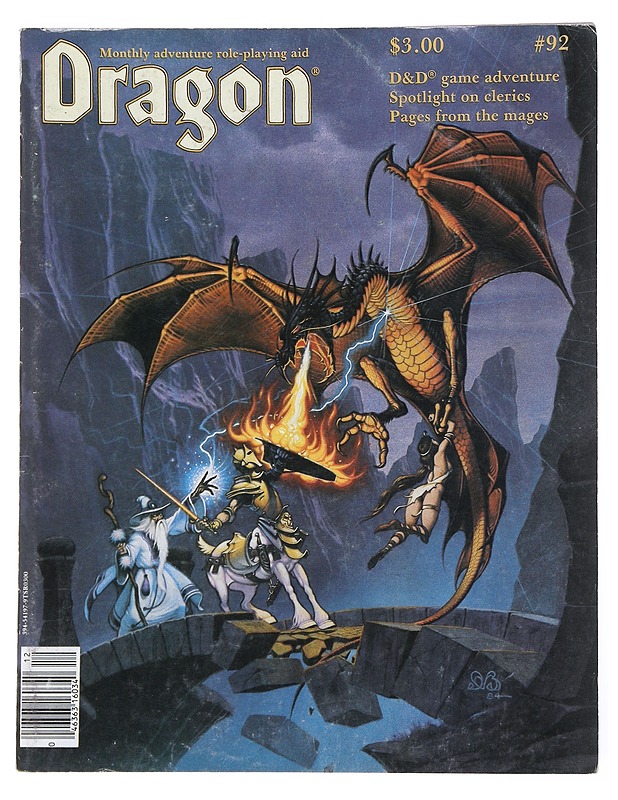 Monthly adventure role-playing aid Dragon : No 92 - Roger E. Moore - Fantasia- ja scifi - 10105524881 - 0