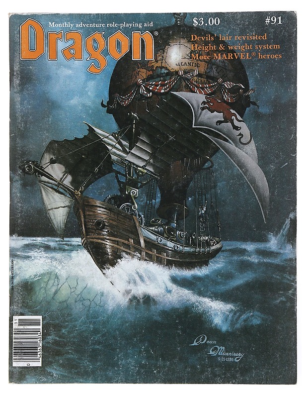 Monthly adventure role-playing aid Dragon : No 91 - Roger E. Moore - Fantasia- ja scifi - 10105524887 - 0