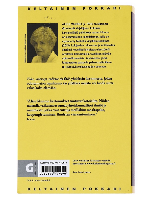 Viha, ystävyys, rakkaus - Munro, Alice - Romaanit ja novellit - 10105524924 - 1