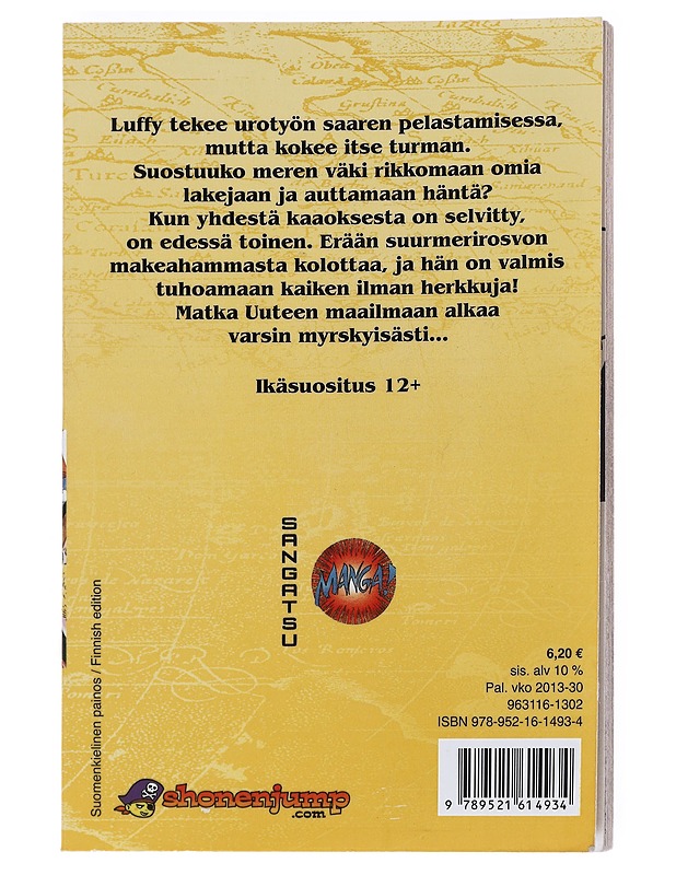 Tie aurinkoon - Oda, Eiichiro - Sarjakuvat - 10105524938 - 1