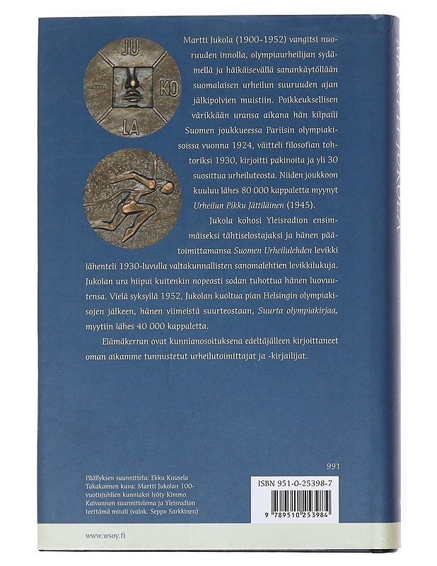 Martti Jukola : Suomen urheilun suuri tulkki - Arponen, Antti O. - Elämäkerrat ja muistelmat - 10105524942 - 1