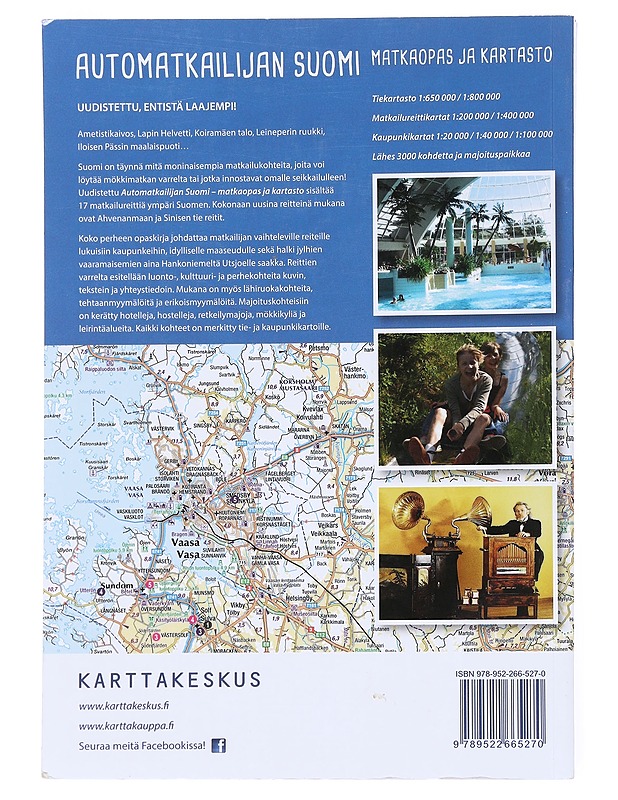 Automatkailijan Suomi : matkaopas ja kartasto - Iltanen, Jussi - Tietokirjat ja oppaat - 10105524986 - 1