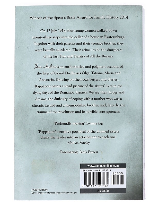 Four Sisters - Helen Rappaport - Elämäkerrat ja muistelmat - 10105524999 - 1