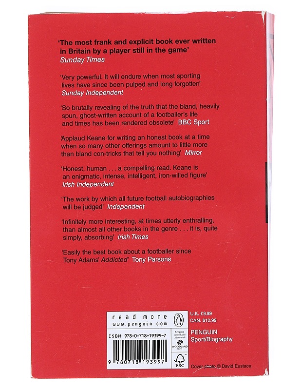 Keane The Autobiography - Roy Keane - Elämäkerrat ja muistelmat - 10105525033 - 1