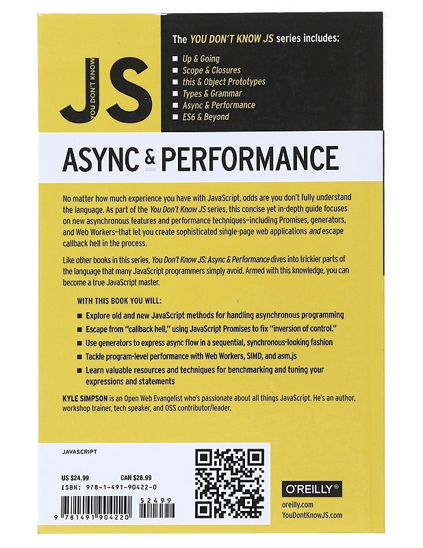 Async & performance - Kyle Simpson - Tietokirjat ja oppaat - 10105525073 - 1