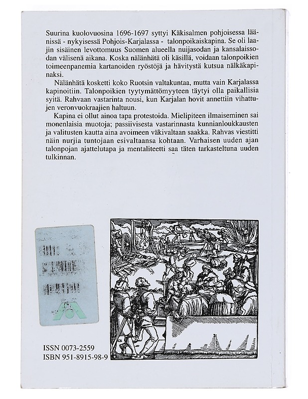 Nälkäkapina- Katajala, Kimmo - Tietokirjat ja oppaat - 10105525094 - 1