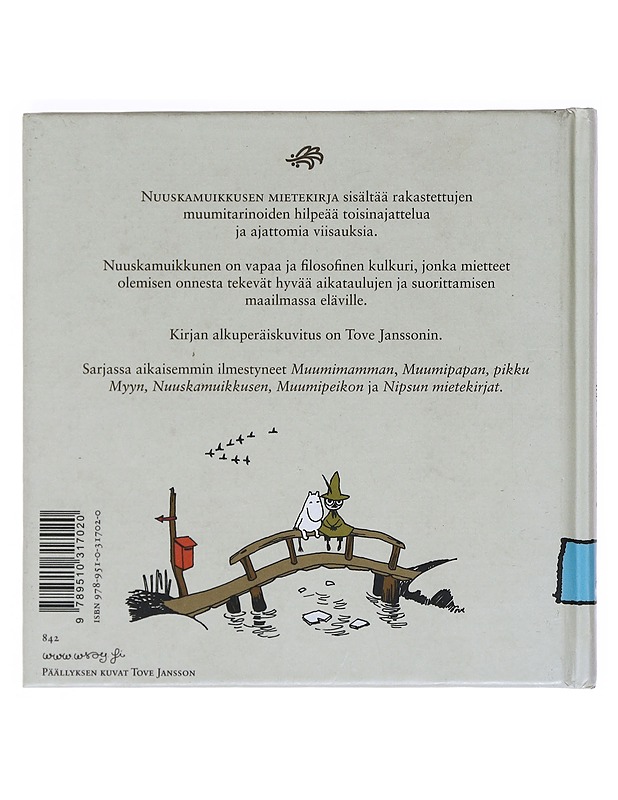 Nuuskamuikkusen mietekirja - Jansson, Tove - Lastenkirjat - 10105525109 - 1