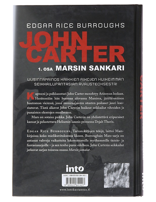John Carter. 1. osa, Marsin sankari - Burroughs, Edgar Rice - Fantasia- ja scifi - 10105525114 - 1