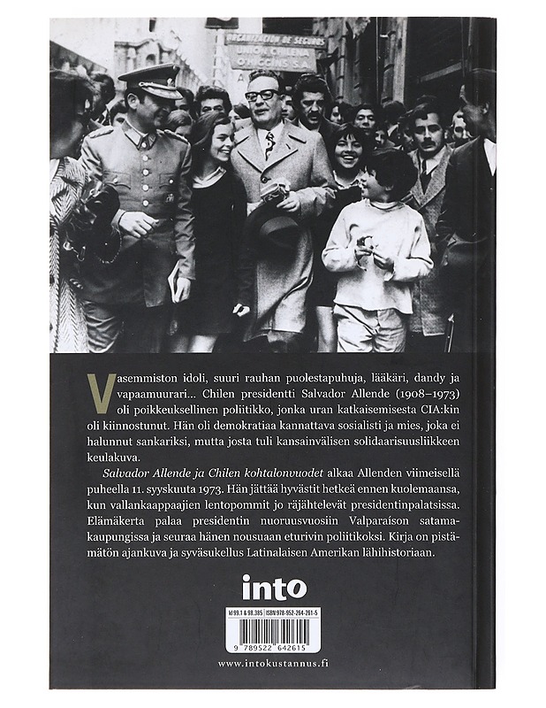 Salvador Allende ja Chilen kohtalonvuodet - Martínez, Jesús Manuel - Elämäkerrat ja muistelmat - 10105525151 - 1