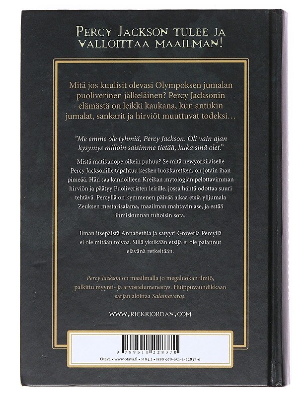 Salamavaras - Riordan, Rick - Fantasia- ja scifi - 10105525157 - 1