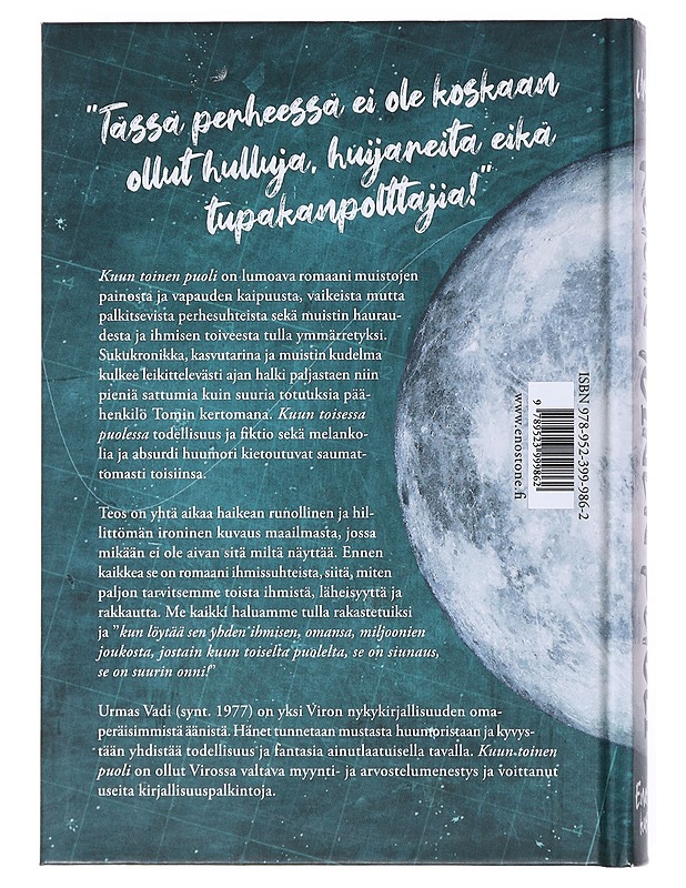Kuun toinen puoli - Vadi, Urmas - Romaanit ja novellit - 10105525184 - 1