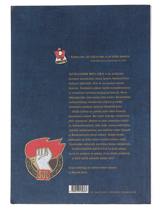 Taistolaisuuden Musta Kirja - Ilkka Kylävaara - Historiakirjat - 10105525192 - 1