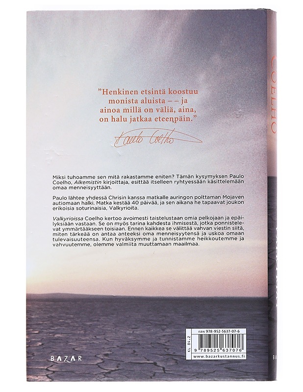 Valkyriat : romaani - Coelho, Paulo - Romaanit ja novellit - 10105525222 - 1