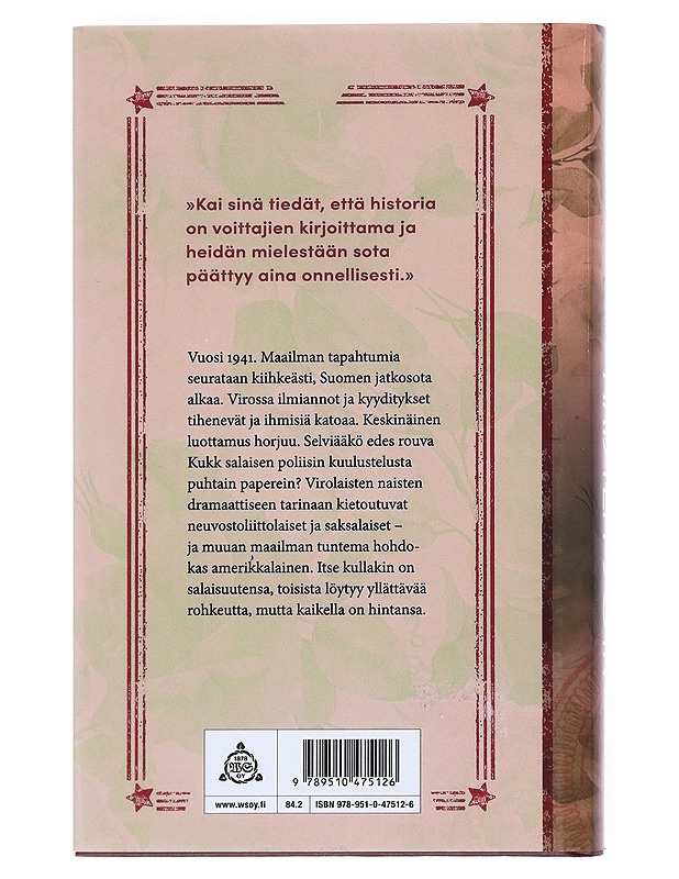 Naisten sota - Sander, Mart - Romaanit ja novellit - 10105525260 - 1