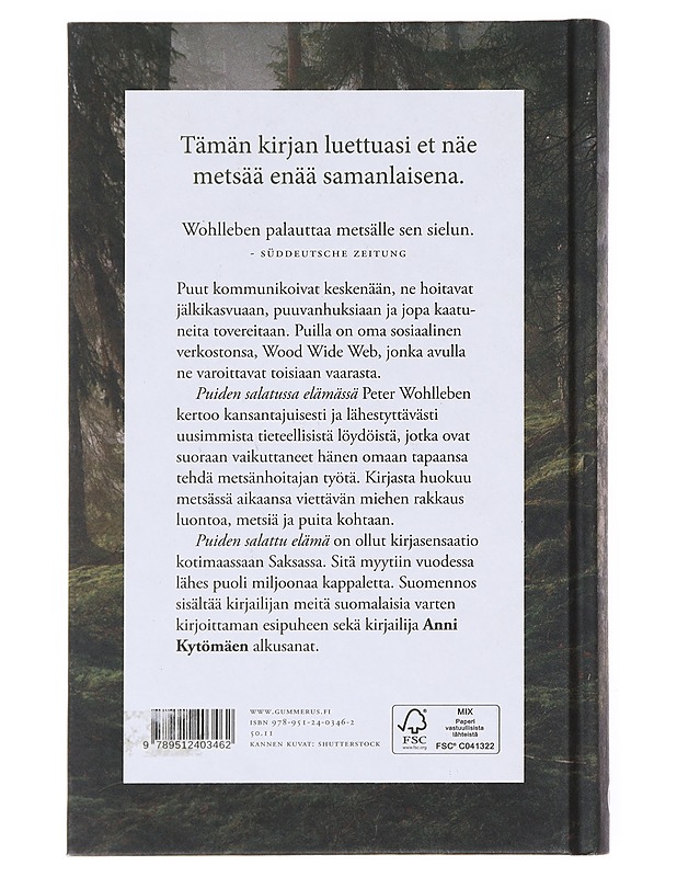 Puiden salattu elämä - Wohlleben, Peter - Lemmikki- ja luontokirjat - 10105525264 - 1