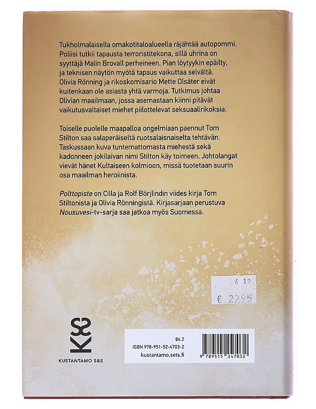 Polttopiste - Börjlind, Cilla - Jännitys ja dekkarit - 10105525268 - 1