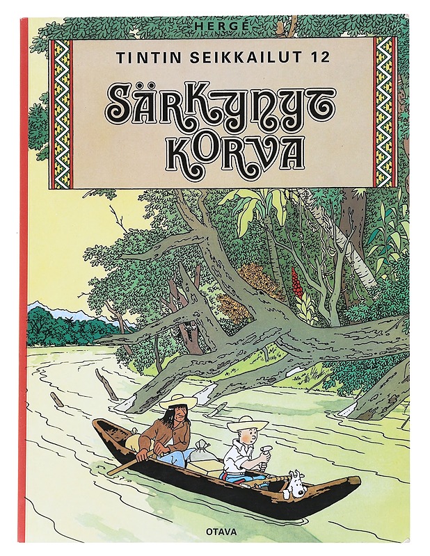 Särkynyt korva - Herge - Sarjakuvat - 10105525281 - 0