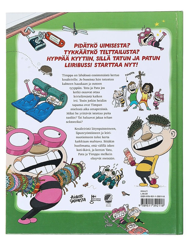 Tatu ja Patu kesäleirillä - Havukainen, Aino - Lastenkirjat - 10105525304 - 1