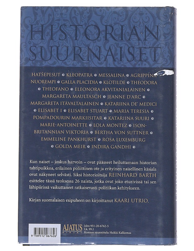 Historian suurnaiset - Barth , Reinhard  - Tietokirjat - 10105525308 - 1