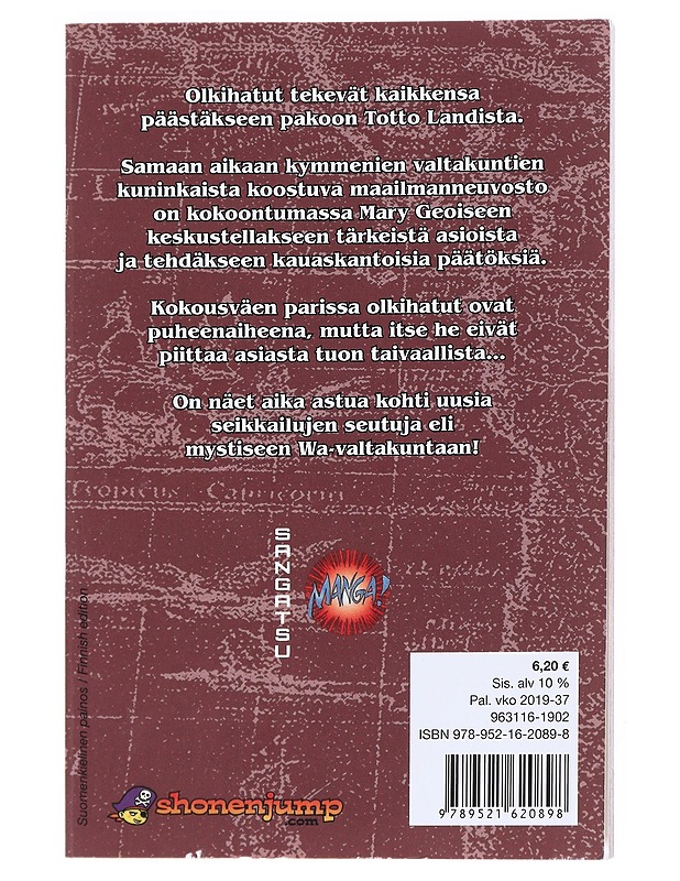 Pyhä maa Mary Geoise - Oda, Eiichiro - Sarjakuvat - 10105525355 - 1