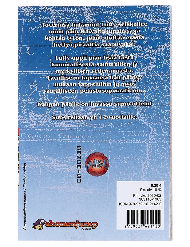 Seikkailu samuraiden maassa - Oda, Eiichiro - Sarjakuvat - 10105525363 - 1