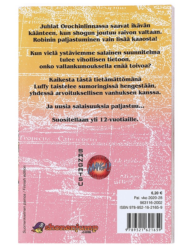 Ebisun väen suosikki - Oda, Eiichiro - Sarjakuvat - 10105525371 - 1