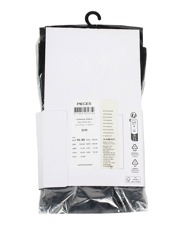 PIECES sukkahousut, S/M - Alusvaatteet - 10105525393 - 1