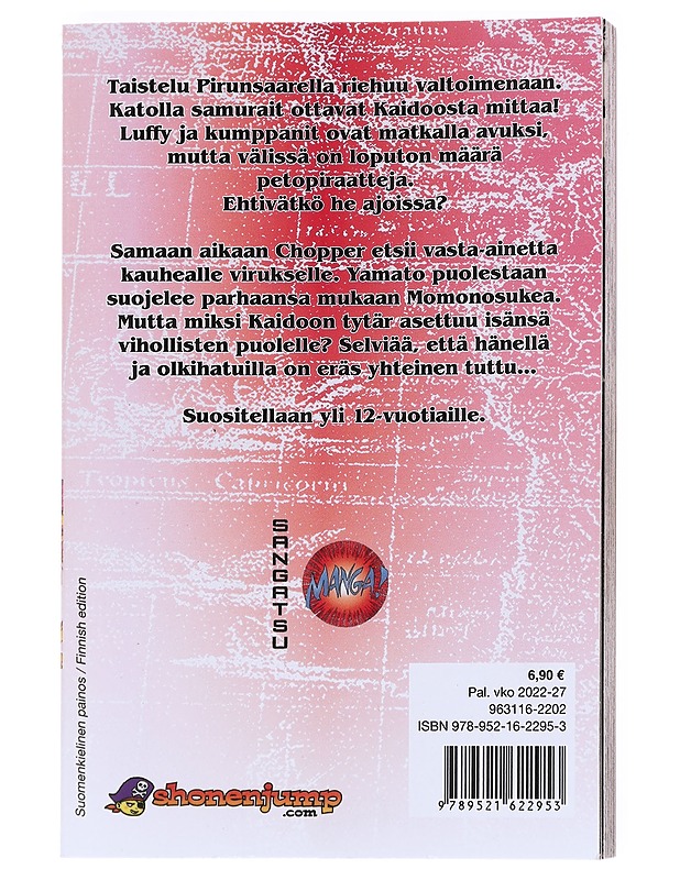 Olkihattu-Luffy - Oda, Eiichiro - Sarjakuvat - 10105525399 - 1