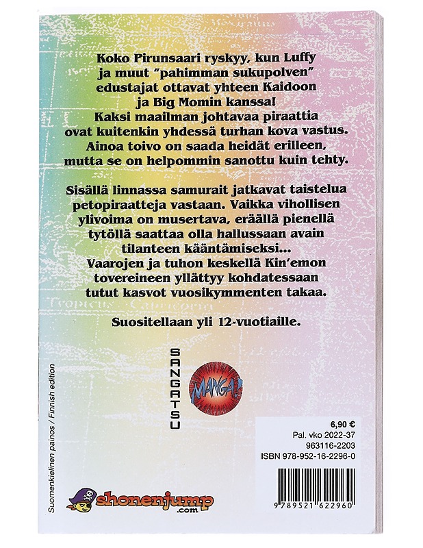 Valtiaan väri - Oda, Eiichiro - Sarjakuvat - 10105525404 - 1